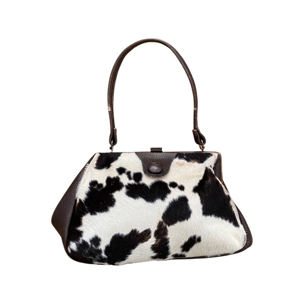 Vintage Cow Print Purse